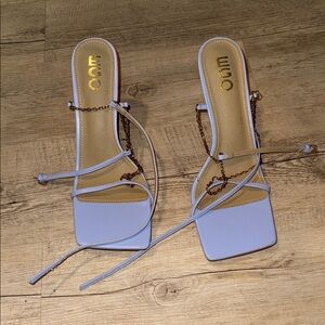 Ego Women's Lavender Strappy Sandals